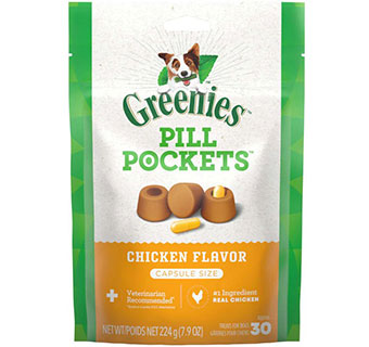 GREENIES™ PILL POCKETS™ CAPSULE SIZE DOG TREATS CHICKEN FLAVOR 30/PKG