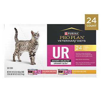 PURINA PRO PLAN UR SAVORY SELECTS CHICKEN & SALMON VARIETY PACK 24/PKG