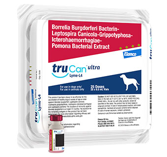 TRUCAN™ ULTRA LYME-L4 CANINE VACCINE 0.5 ML VIAL 25/PKG (25 DOSES)