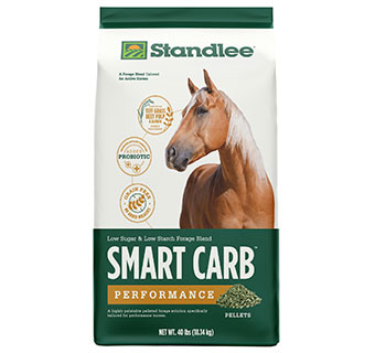STANDLEE SMART CARB PERFORMANCE PELLETS HORSE FEED 40 LB BAG 1/PKG