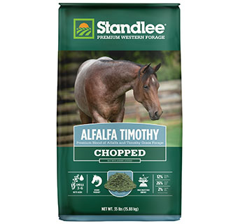STANDLEE PREMIUM WESTERN FORAGE ALFALFA/TIMOTHY CHOPPED HAY HORSE FEED 35 LB
