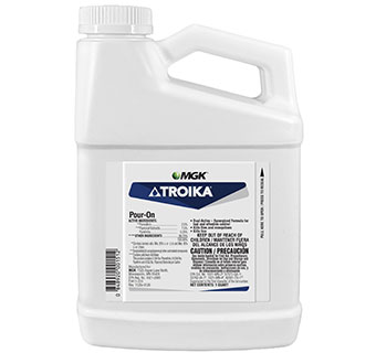 TROIKA® POUR-ON FOR LIVESTOCK QUART 6/PKG