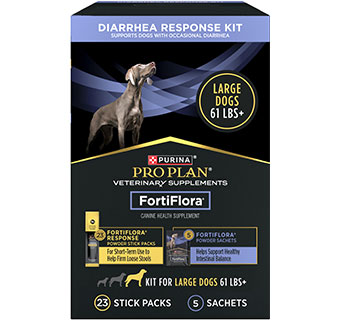 PURINA PRO PLAN VET SUPP FORTIFLORA RESPONSE KIT LG DOG 61+LB 1.85OZ 1/PKG