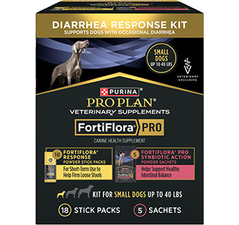 PURINA PRO PLAN VET SUPP FORTIFLORA PRO RESPONSE KIT SM DOG ≤40LB 2.11OZ 1/PKG
