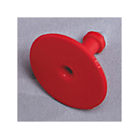 ALL-AMERICAN® MALE BLANK BUTTON TAG RED 1/PKG