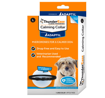 THUNDEREASE™ CALMING COLLAR FOR DOGS MEDIUM/LARGE 14 IN - 24 IN NECK 1/PKG