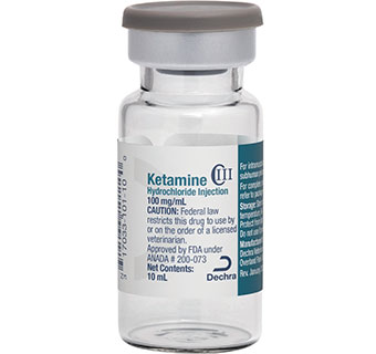 KETAMINE HYDROCHLORIDE INJECTION C IIIN 100 MG/ML 10 ML 1/PKG