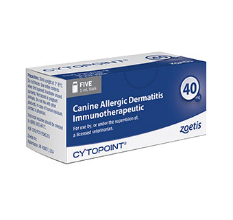 CYTOPOINT® DERM K9 40MG 30.1-40 LB 5X1ML (RX) (SOLD IN HAWAII ONLY)