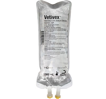 VETIVEX™ VETERINARY 0.9% SODIUM CHLORIDE INJECTION USP 1000 ML 14/PKG (RX)