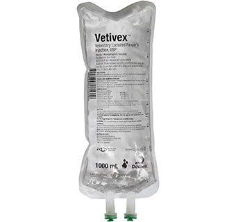 VETIVEX™ VETERINARY LACTATED RINGER’S INJECTION USP 1000 ML 14/CASE (RX)