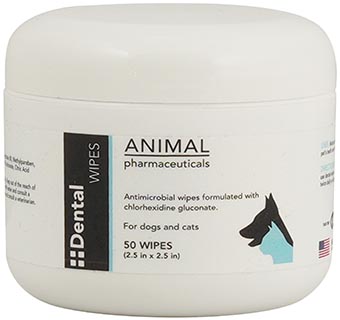 DENTAL WIPES FOR DOGS & CATS MINT FLAVORED 50/PKG