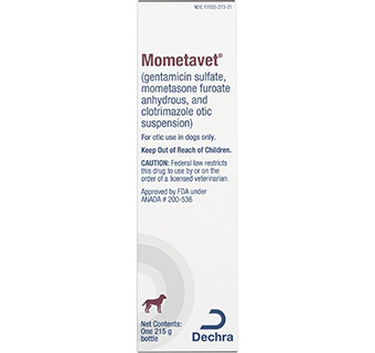 MOMETAVET® OTIC SUSPENSION  215 G BOTTLE 1/PKG (RX)