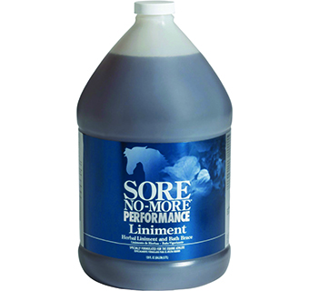 SORE NO-MORE® PERFORMANCE LINIMENT FOR HORSES & DOGS 128 OZ 1/PKG