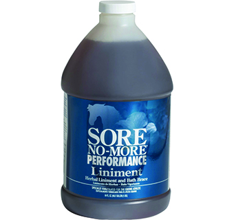 SORE NO-MORE® PERFORMANCE LINIMENT FOR HORSES & DOGS 64 OZ 1/PKG