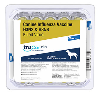 TRUCAN™ ULTRA CIV H3N2/H3N8 CANINE INFLUENZA VACCINE 0.5 ML X 25 (25 DOSES)