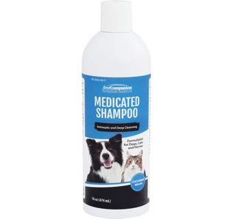 FIRST COMPANION MEDICATED SHAMPOO 16 OZ 1/PKG