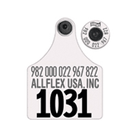 HDX EID EAR TAG - ULTRA WHITE - 1000/BAG